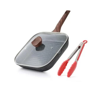 Nonstick Grilling Pan with Lid
