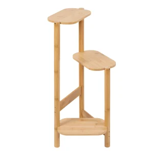3 Tier Plant Stand Corner Bamboo