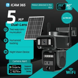 outdoor security cameras solar wifi